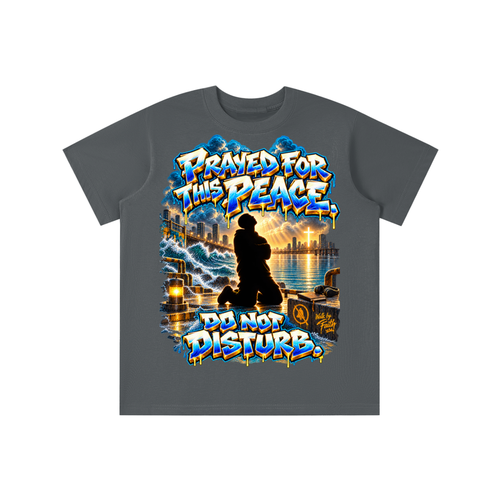 Walk by Faith™ Prayed for This Peace Graphic T-Shirt - Do Not Disturb - Youth Unisex Tee