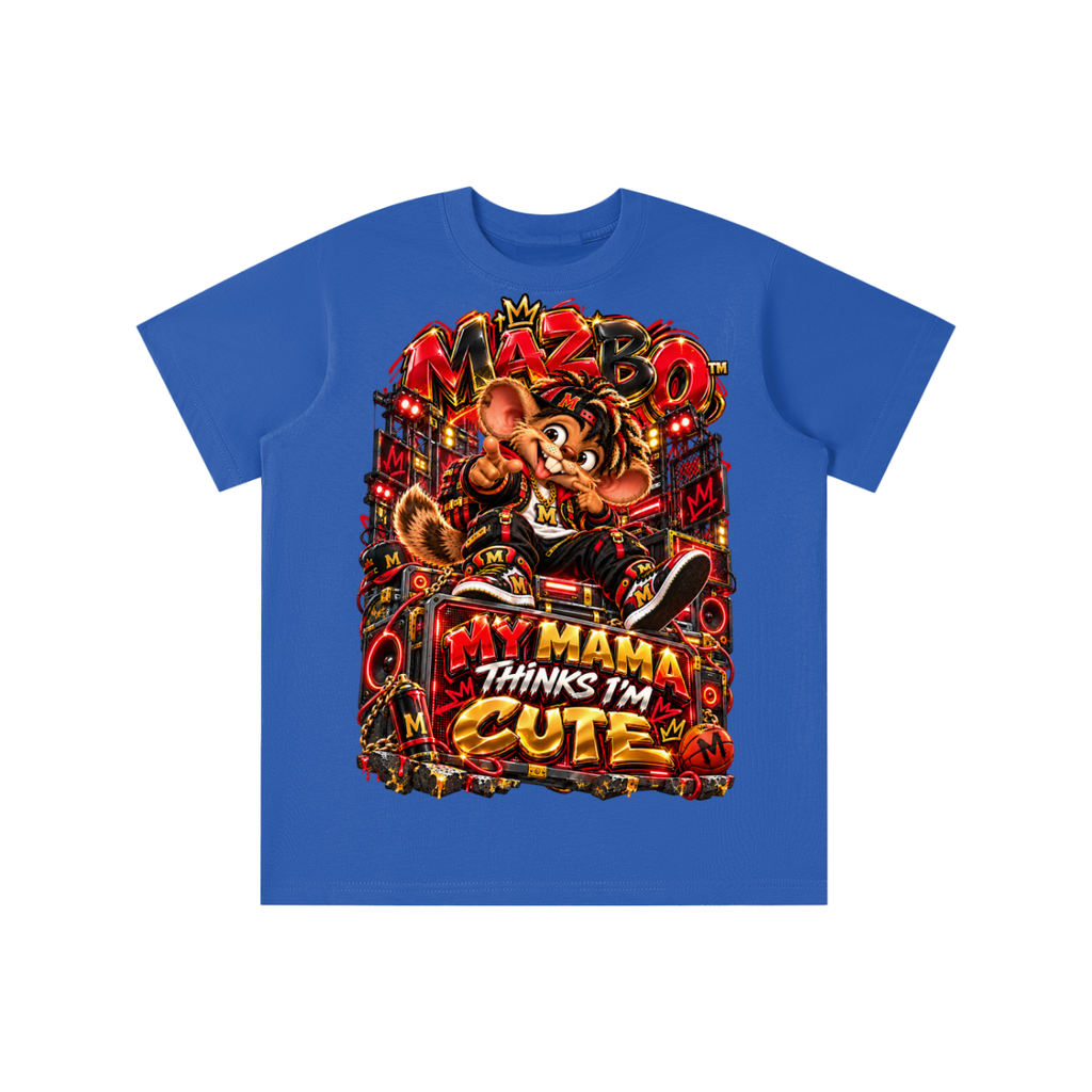 Own Your Vibe™ Mazbo™ My Mama Thinks I’m Cute Graphic T-Shirt - Youth Unisex Tee