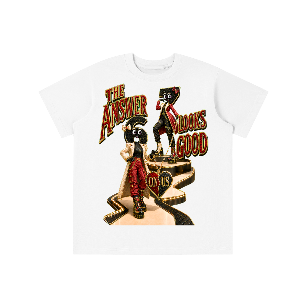 6-7 Street Mode™ The Answer Looks Good on Us Graphic T-Shirt - Youth Unisex Tee