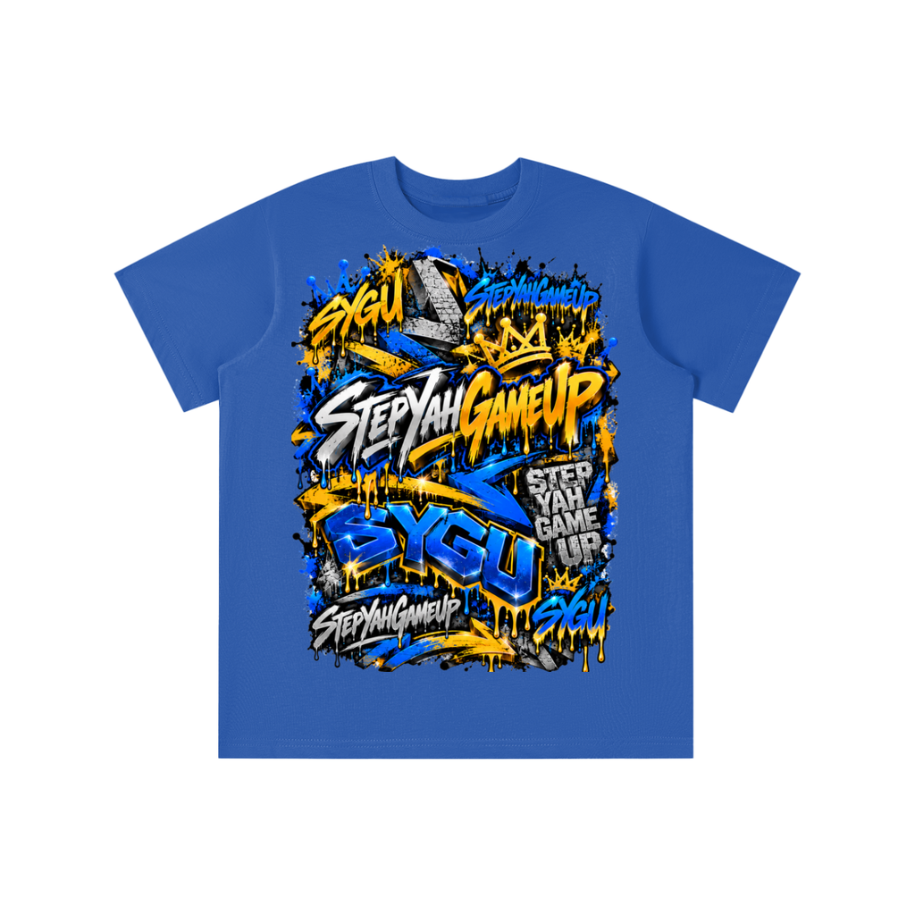 StepYahGameUp™ SYGU Signature Graffiti Graphic T-Shirt - Youth Unisex Tee