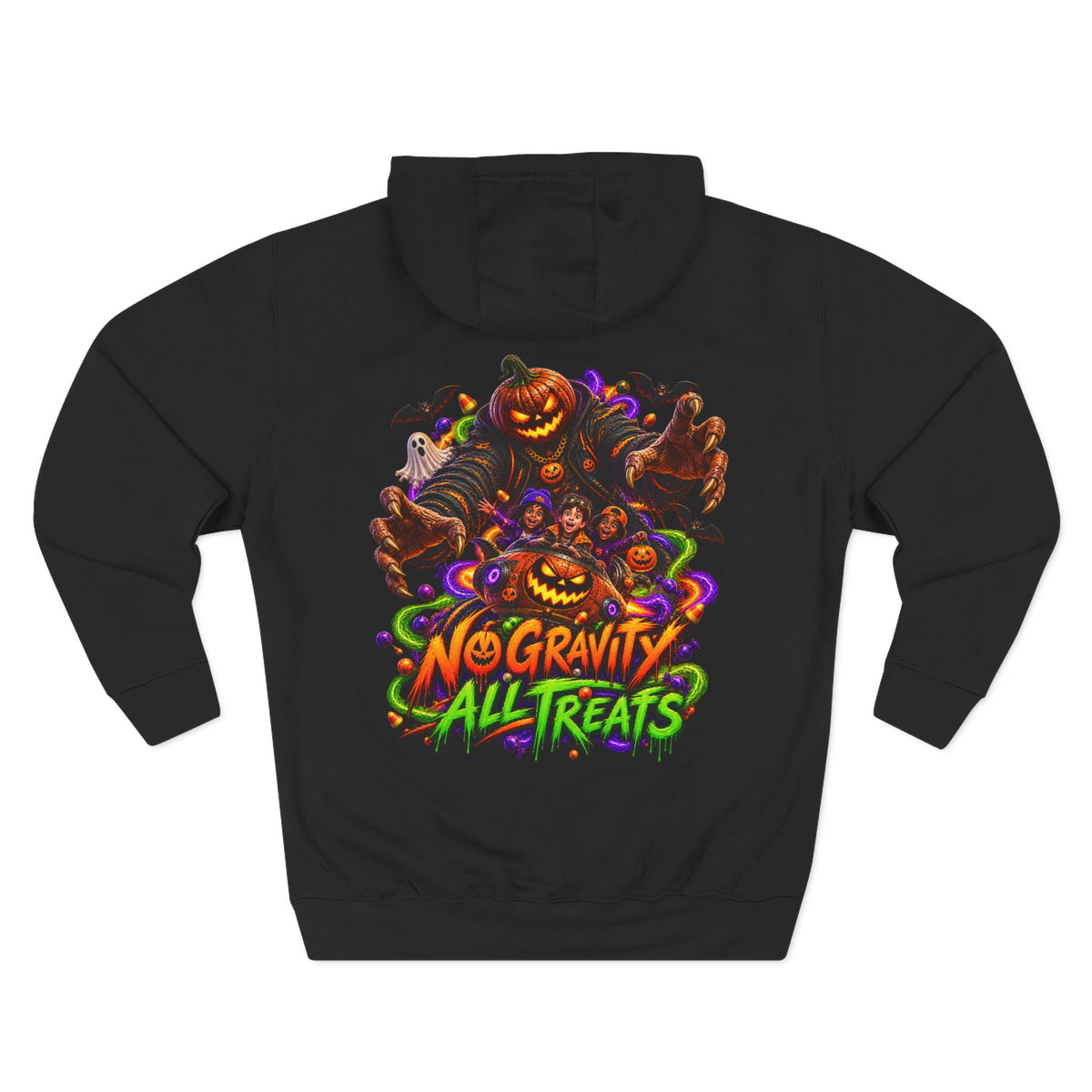 "Galaxy of Treats — Trick or Treat Galaxy Halloween Hoodie | Adult Unisex"