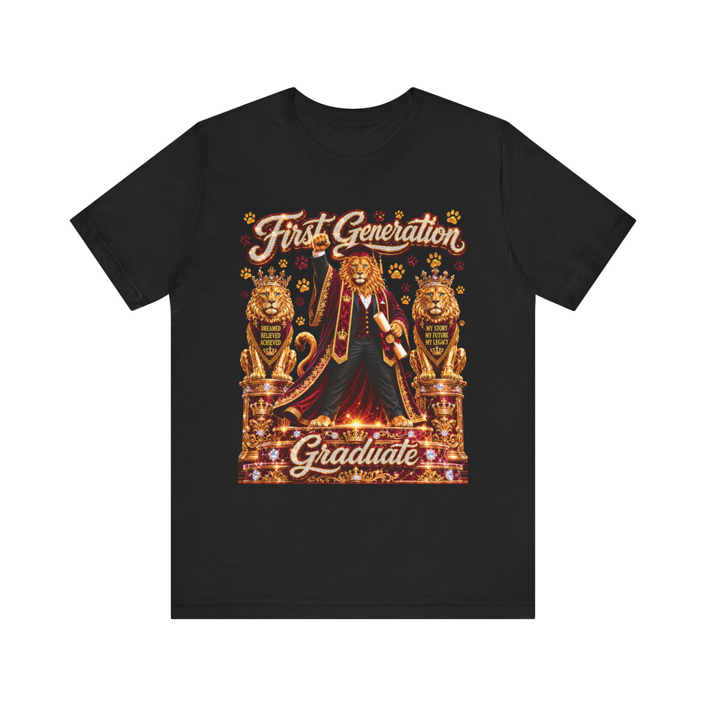 The King Miko Unisex Tee — First Generation Graduate