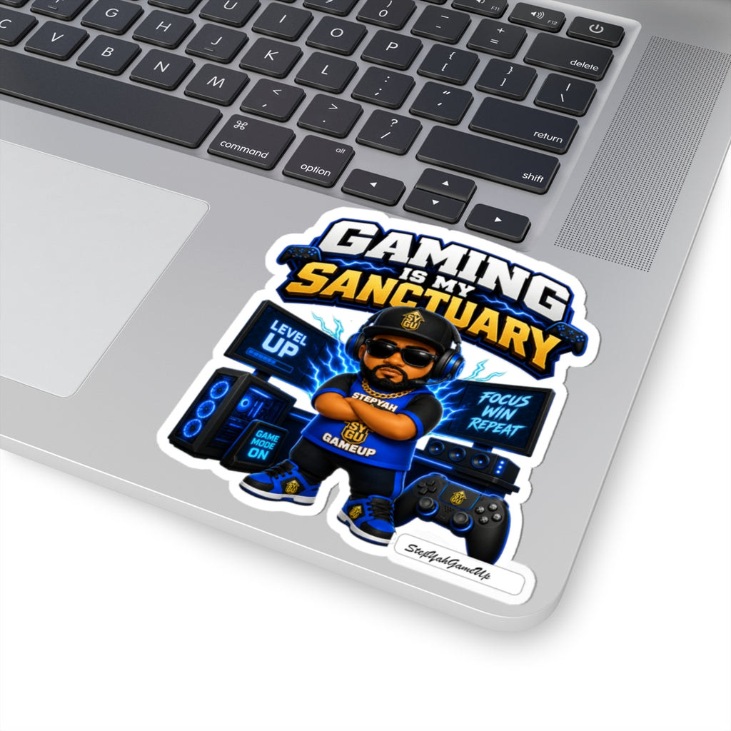 🎮 Gaming Is My Sanctuary | Kiss-Cut Sticker
