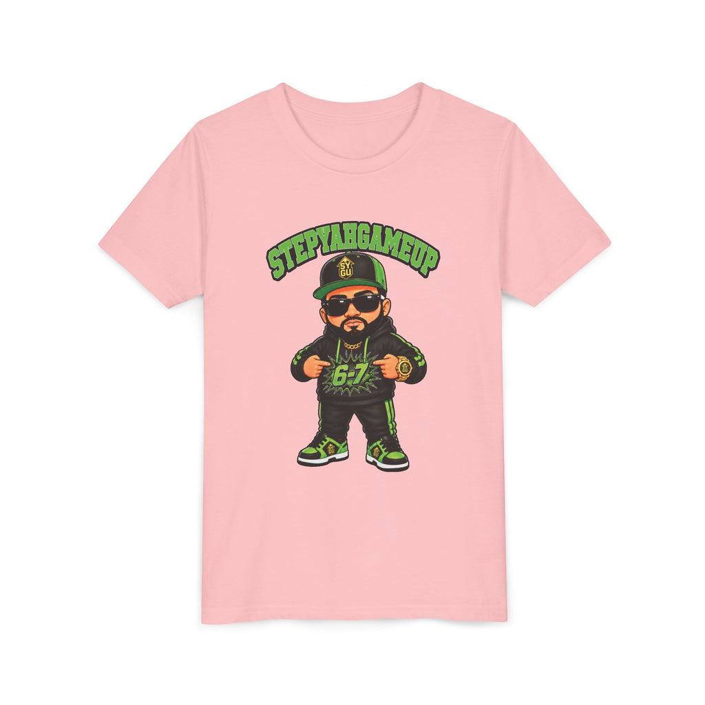 StepYahGameUp — Stumble Step 6-7 | Green Edition | Unisex Youth Tee