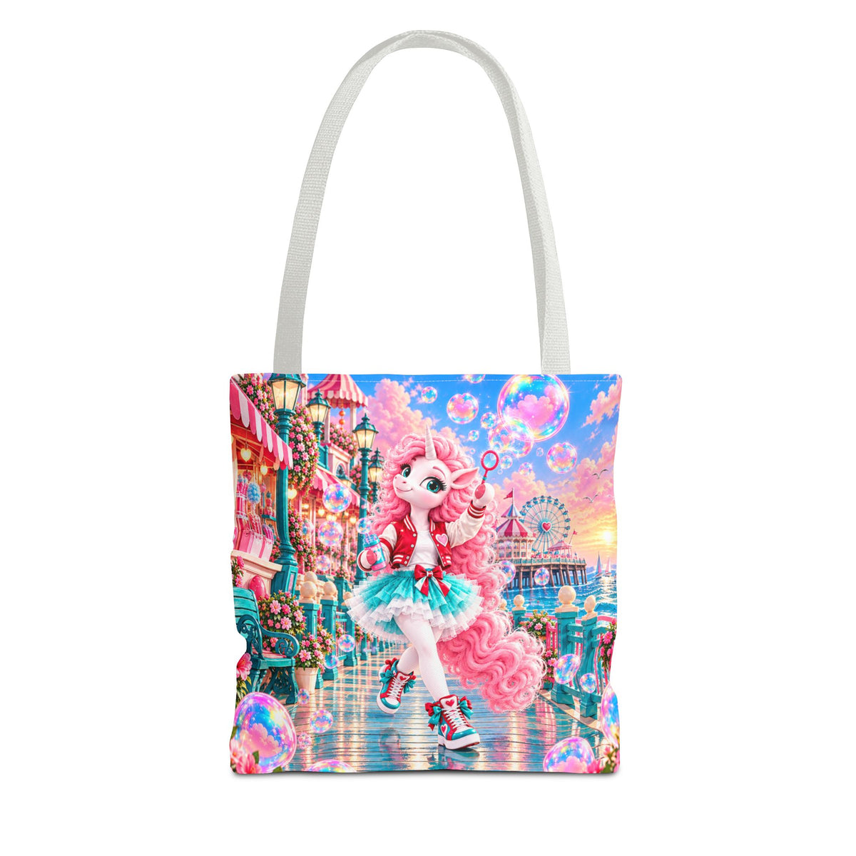 Umyrica Magical Collection™ Magical Bubble Dreams Unicorn Tote Bag - Everyday Carryall