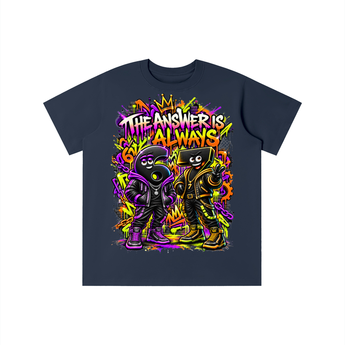 6-7 Street Mode™ Graphic T-Shirt - The Answer Is Always 6-7 - Youth Unisex Tee