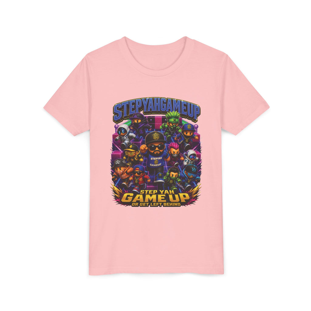 Step Yah Game Up Or Get Left Behind | Unisex Youth Tee