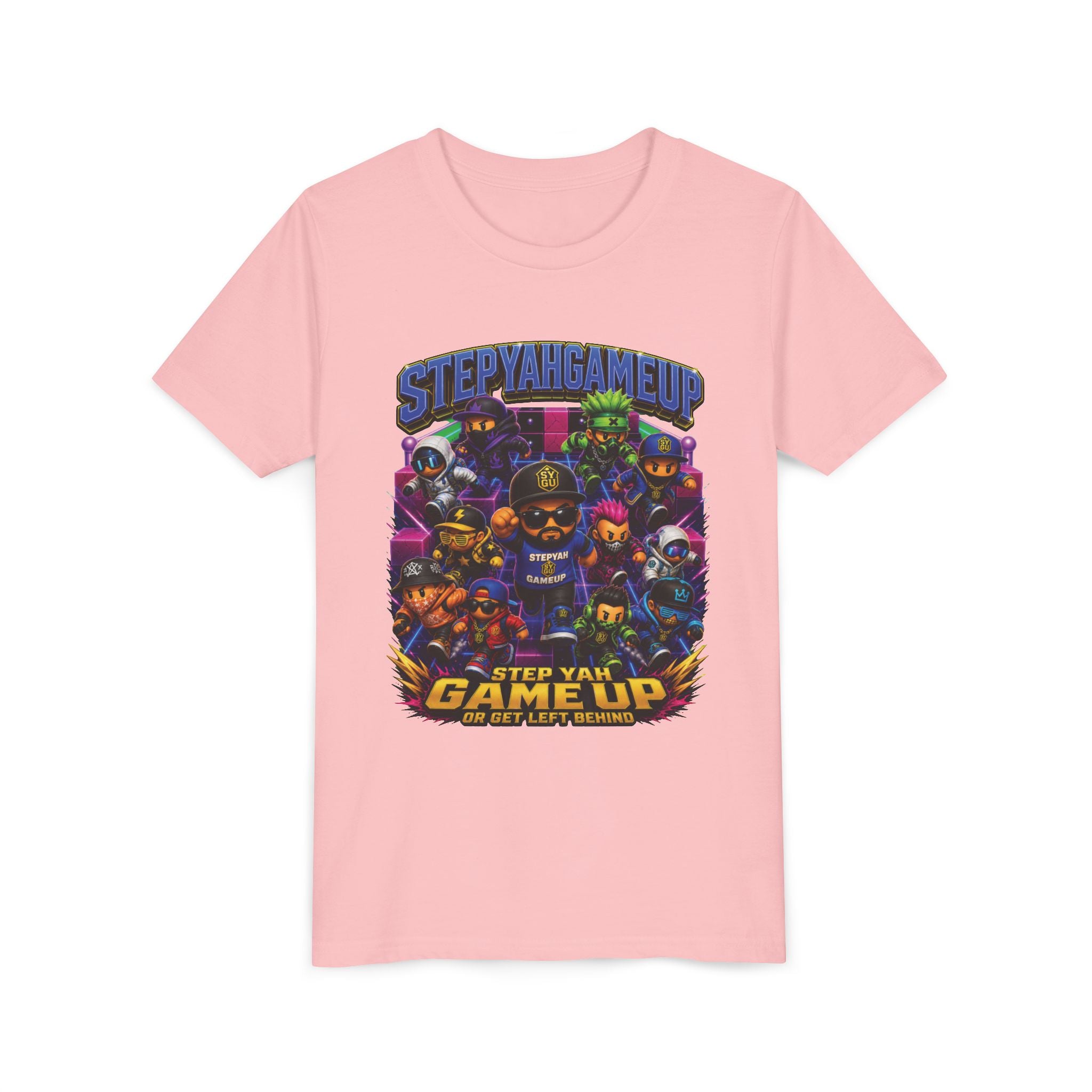 Step Yah Game Up Or Get Left Behind | Unisex Youth Tee