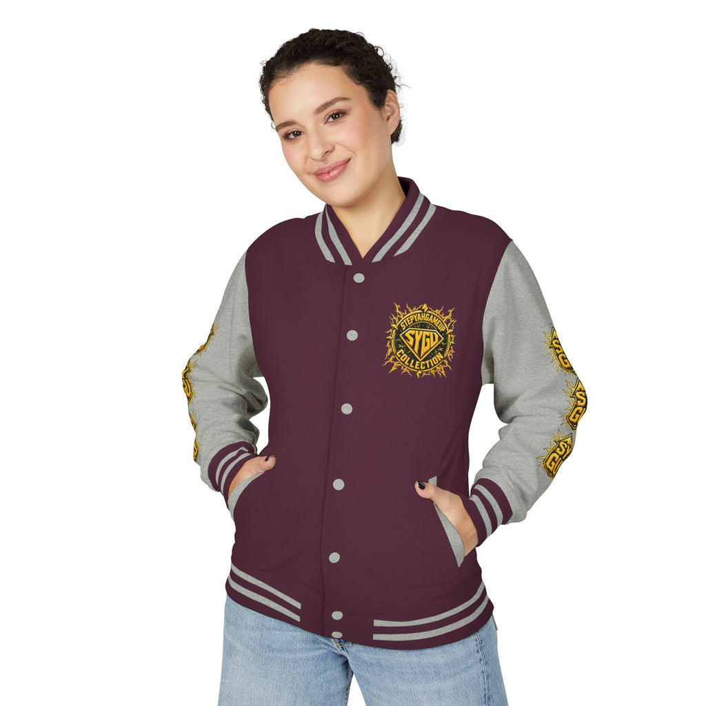 StepYahGameUp — Game On!!!! | Unisex Letterman Jacket