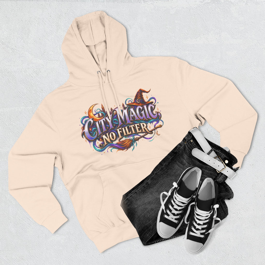 City Magic, No Filter — Urban Witch Halloween Hoodie | Adult Unisex