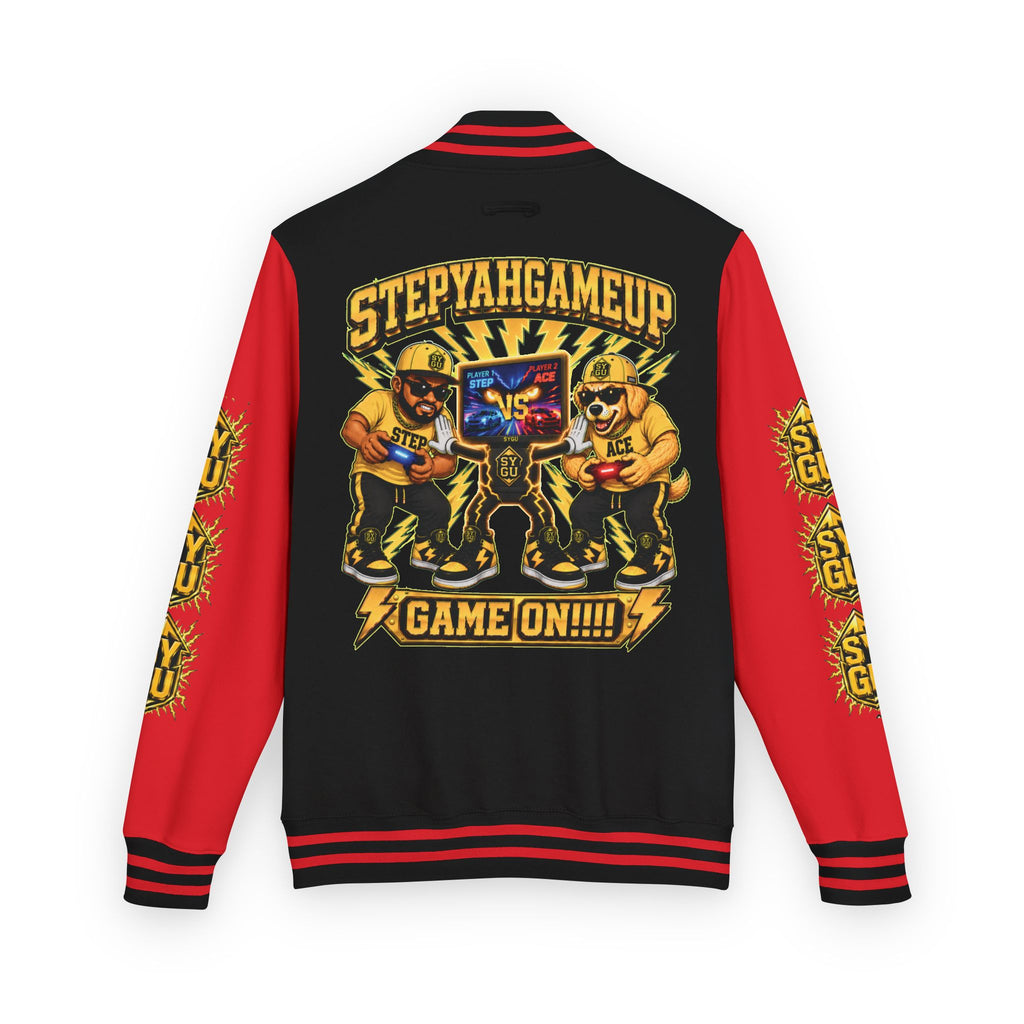 StepYahGameUp — Game On!!!! | Unisex Letterman Jacket