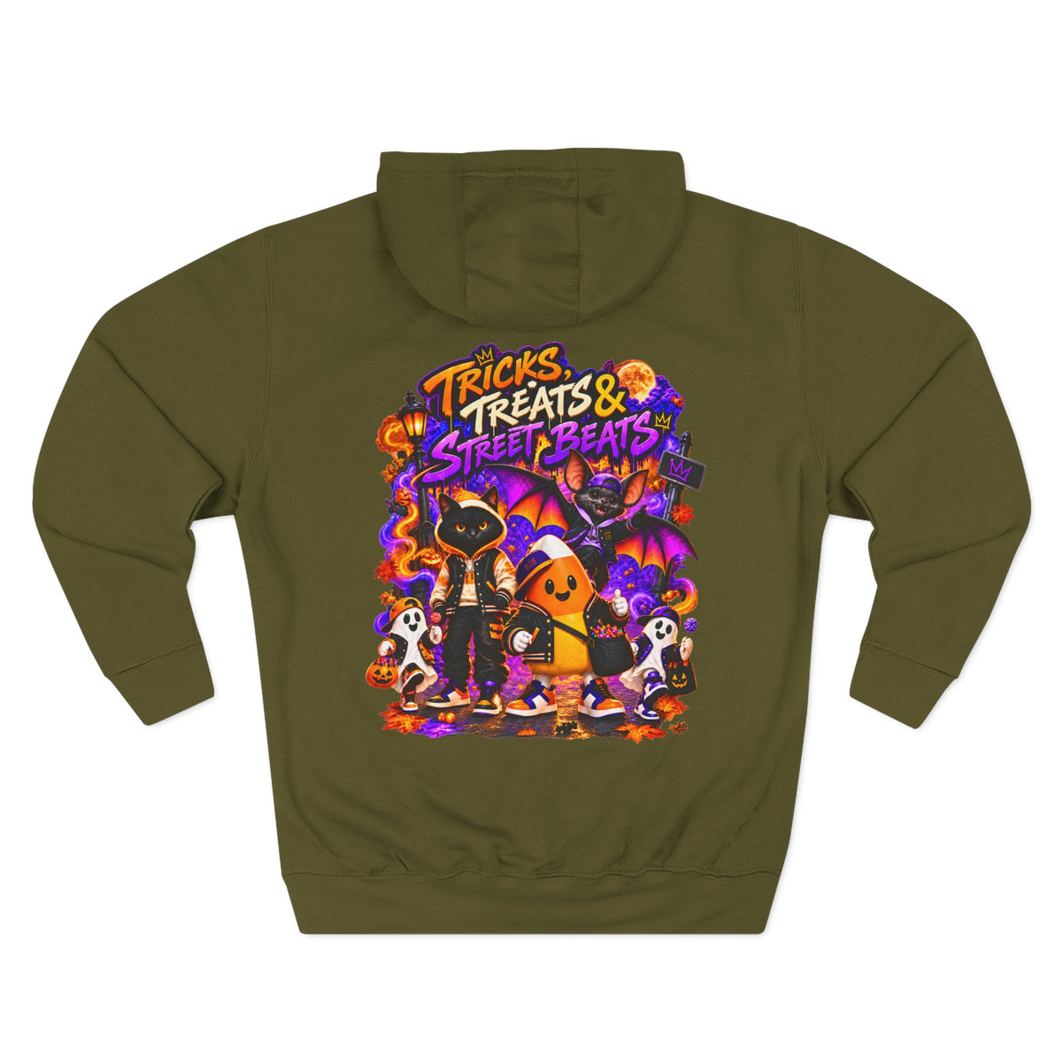 Tricks, Treats & Street Beats — Midnight Trick-or-Treat Crew Halloween Hoodie | Adult Unisex