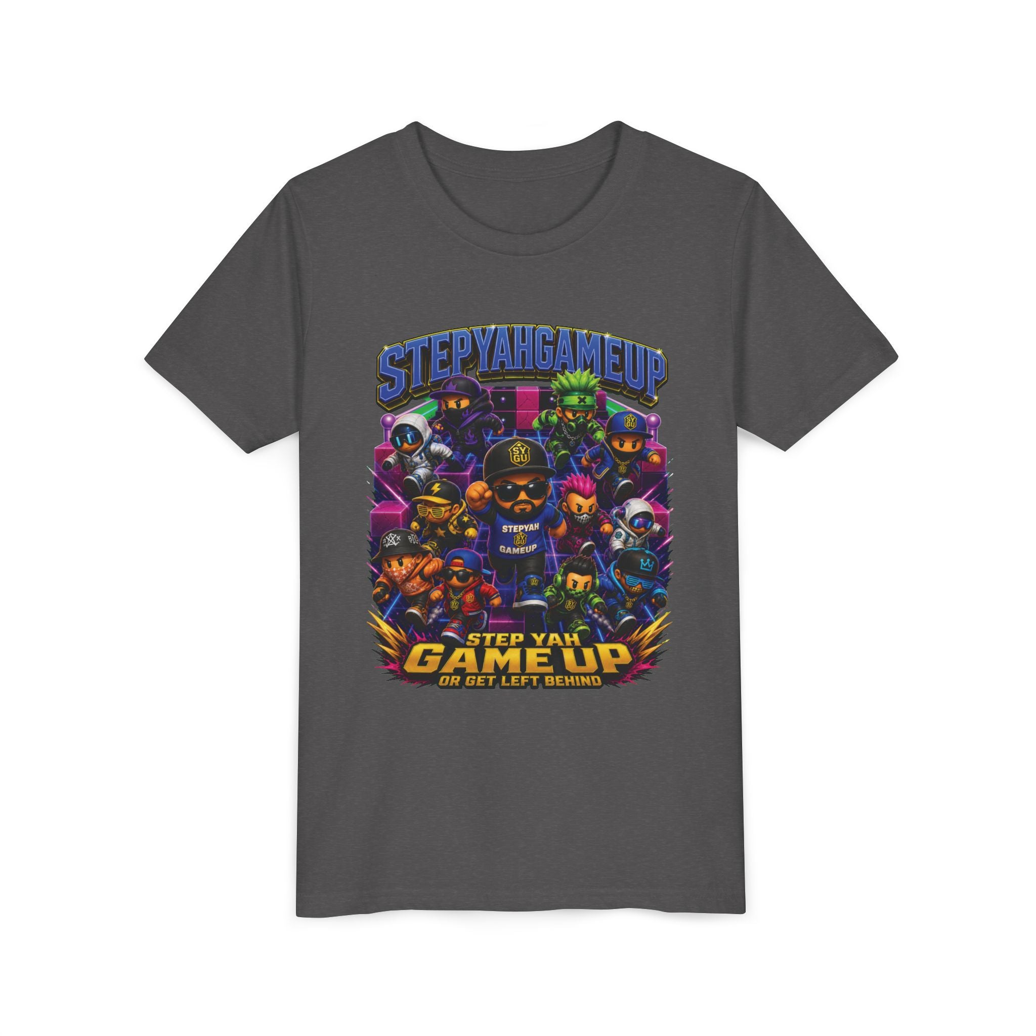 Step Yah Game Up Or Get Left Behind | Unisex Youth Tee