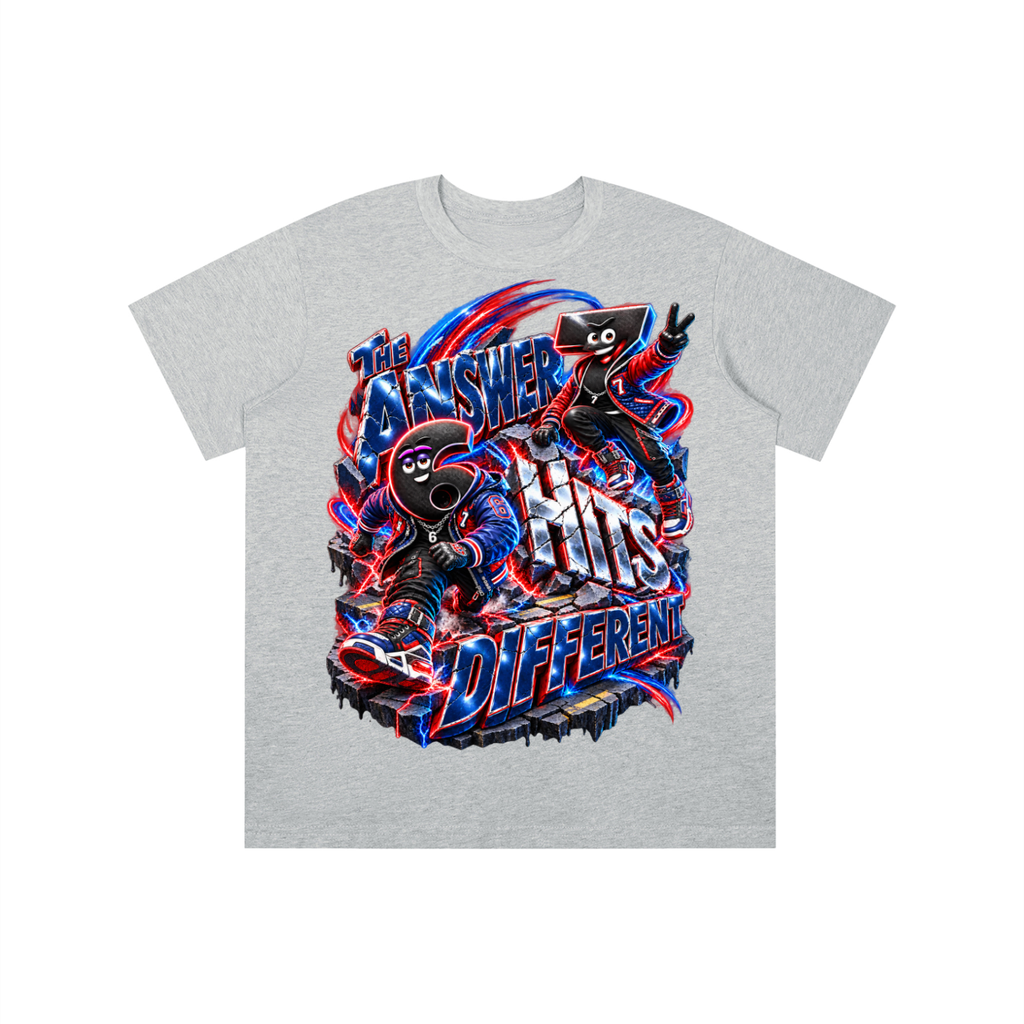 6-7 Street Mode™ Numbers Hit Different Graphic T-Shirt - Youth Unisex Tee