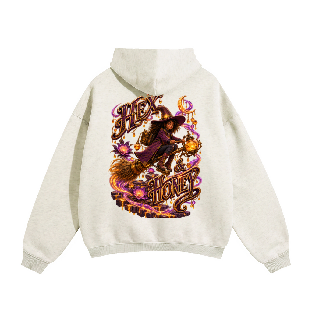 Halloween Hex & Honey Front Back Graphic Hoodie - A Little Hex Appeal - Unisex