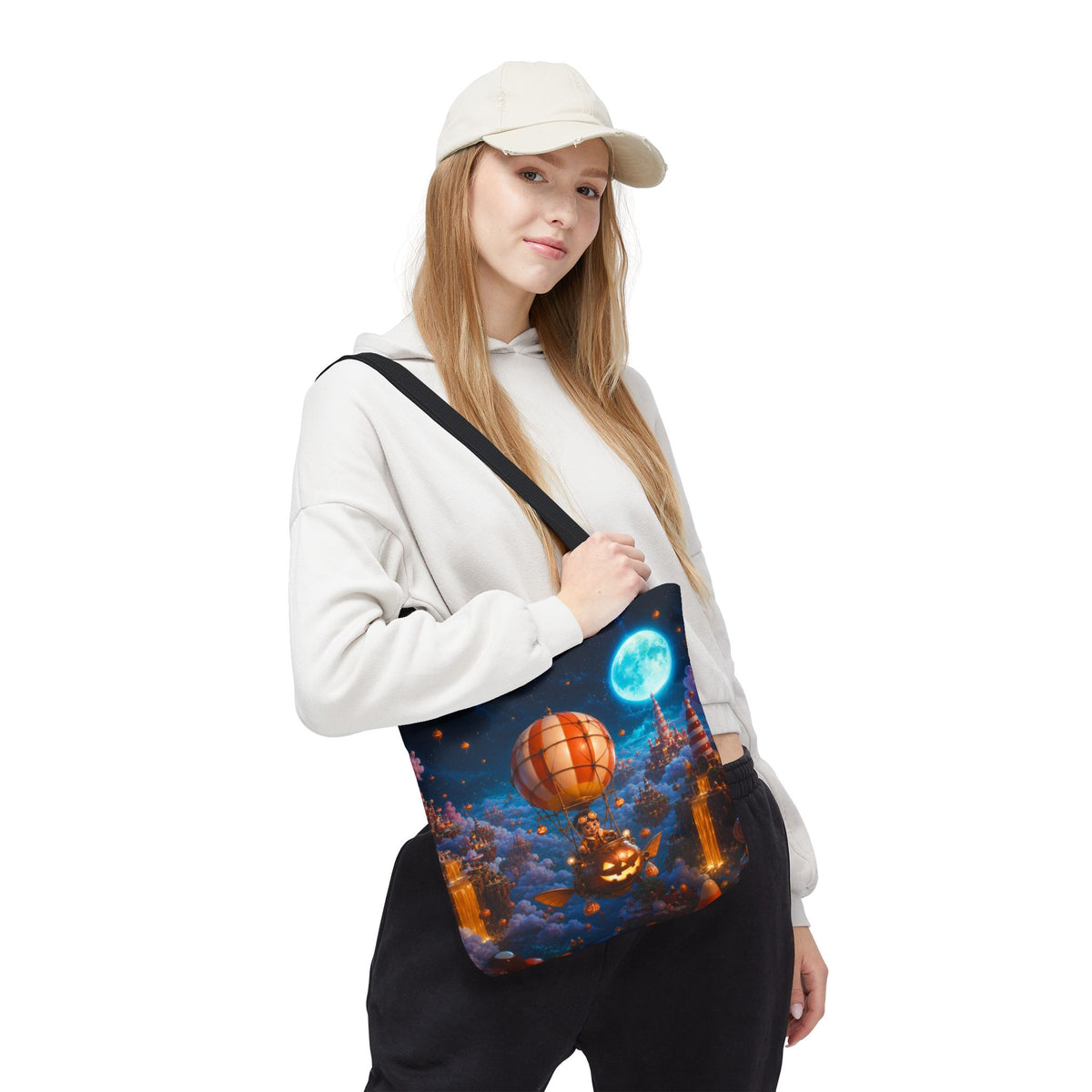 Halloween Tote Bag — Candy Corn Sky Captain