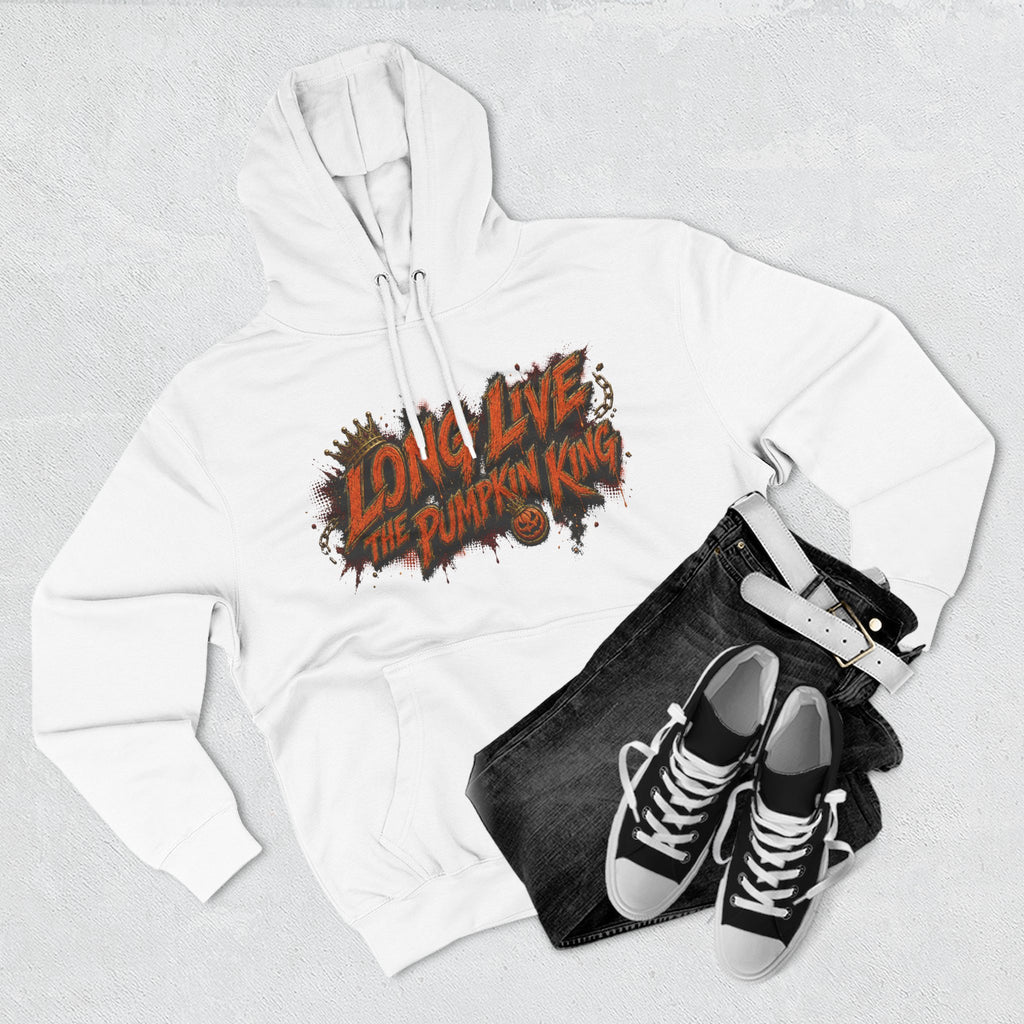 Long Live the Pumpkin King — Pumpkin Street Royalty Halloween Hoodie | Adult Unisex