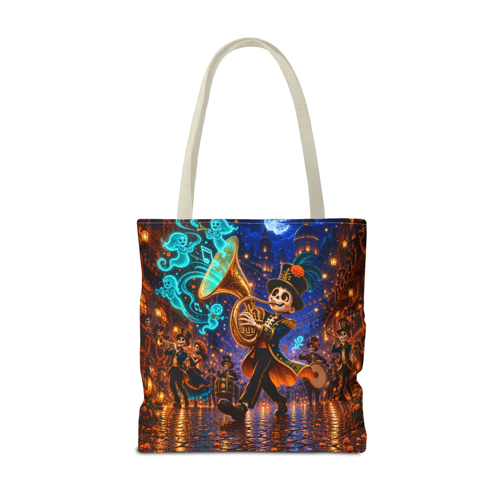 Halloween Tote Bag — Skeleton Brass Parade