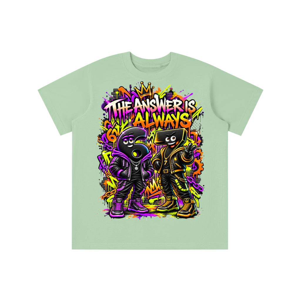 6-7 Street Mode™ Graphic T-Shirt - The Answer Is Always 6-7 - Youth Unisex Tee