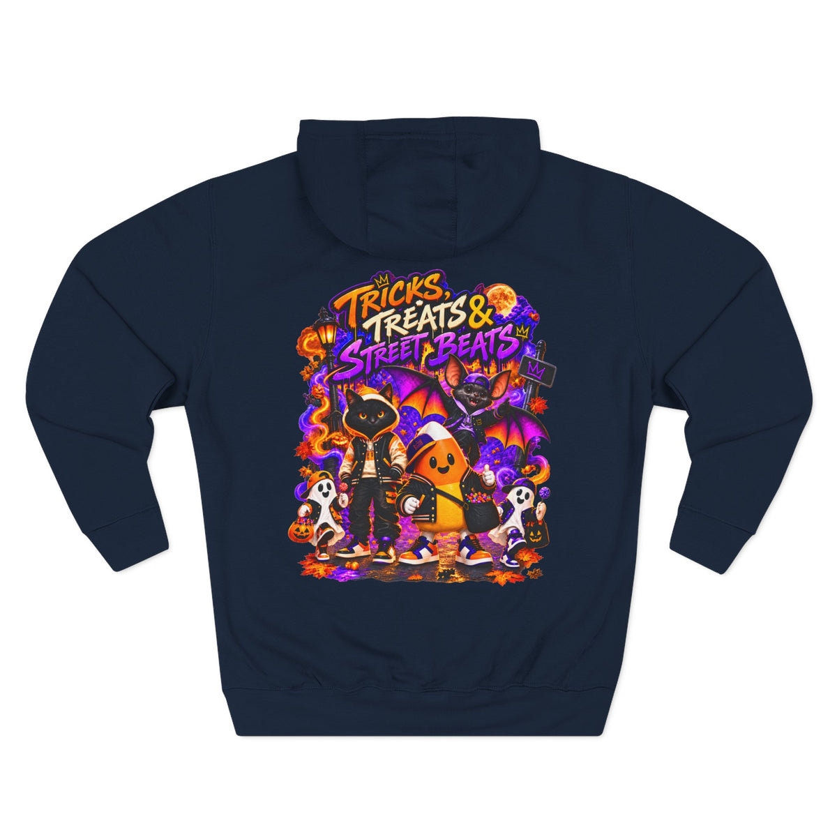 Tricks, Treats & Street Beats — Midnight Trick-or-Treat Crew Halloween Hoodie | Adult Unisex