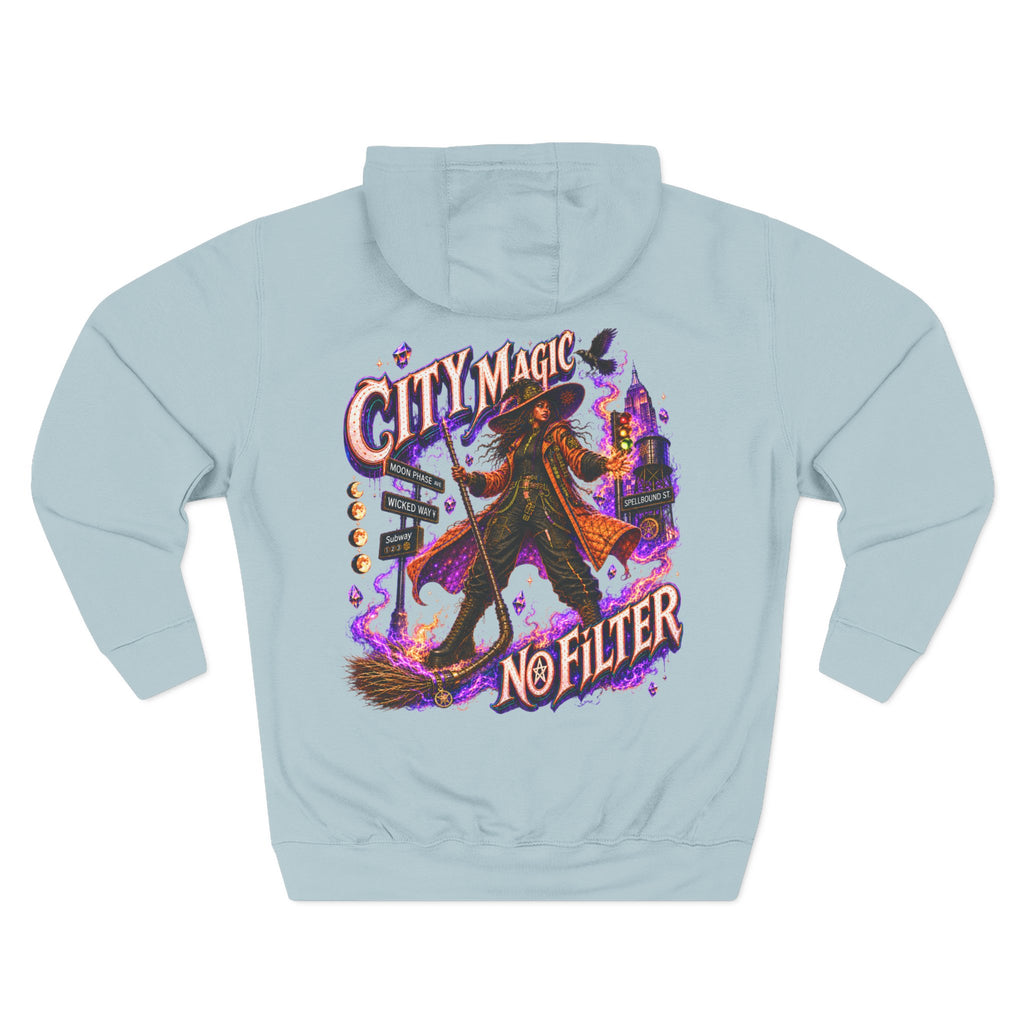 City Magic, No Filter — Urban Witch Halloween Hoodie | Adult Unisex