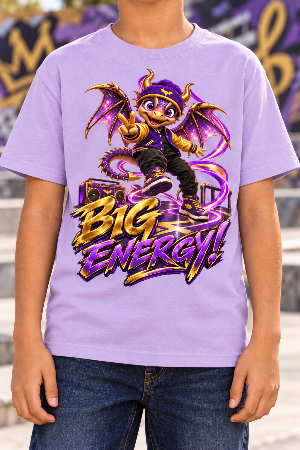 Lil Fantasy Legends™ Big Energy! Graphic T-Shirt - Youth Unisex Tee