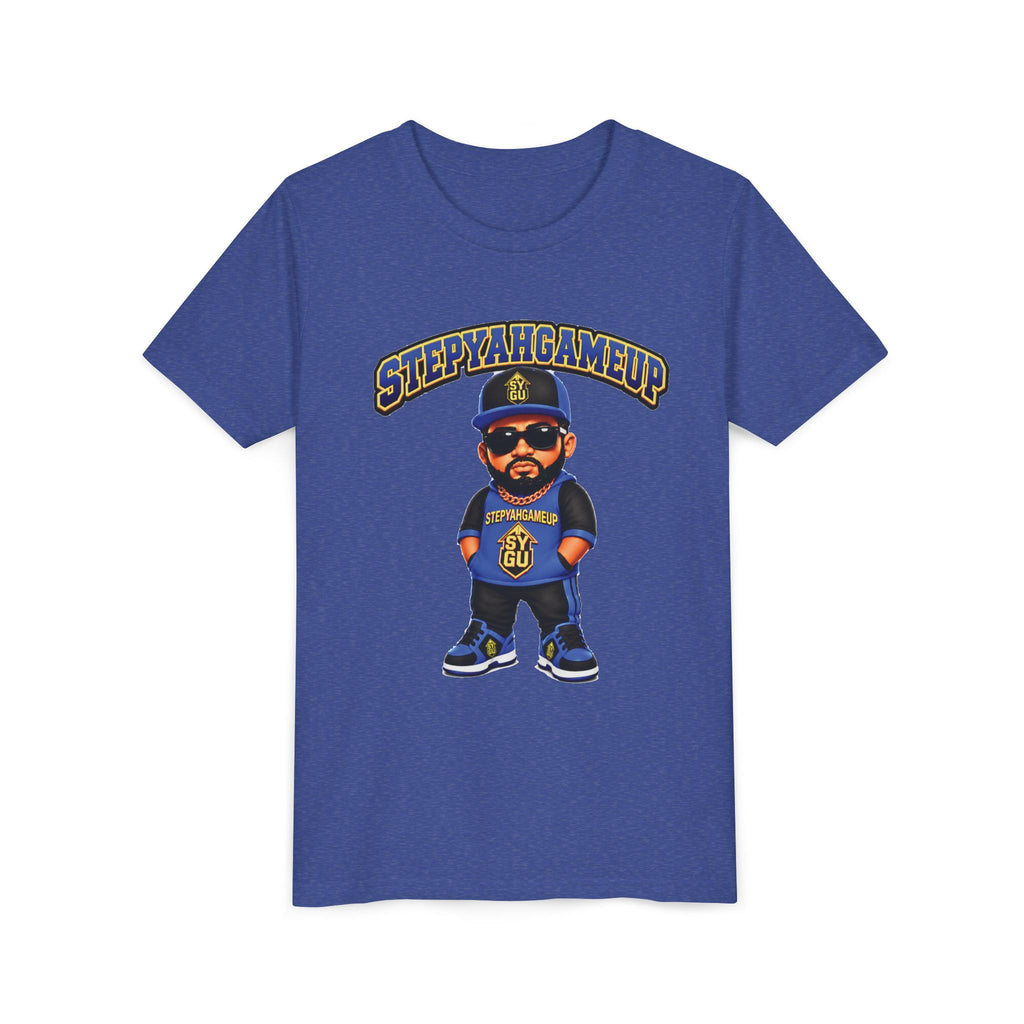 StepYahGameUp — Stumble Step | Hands In Pockets | Unisex Youth Tee