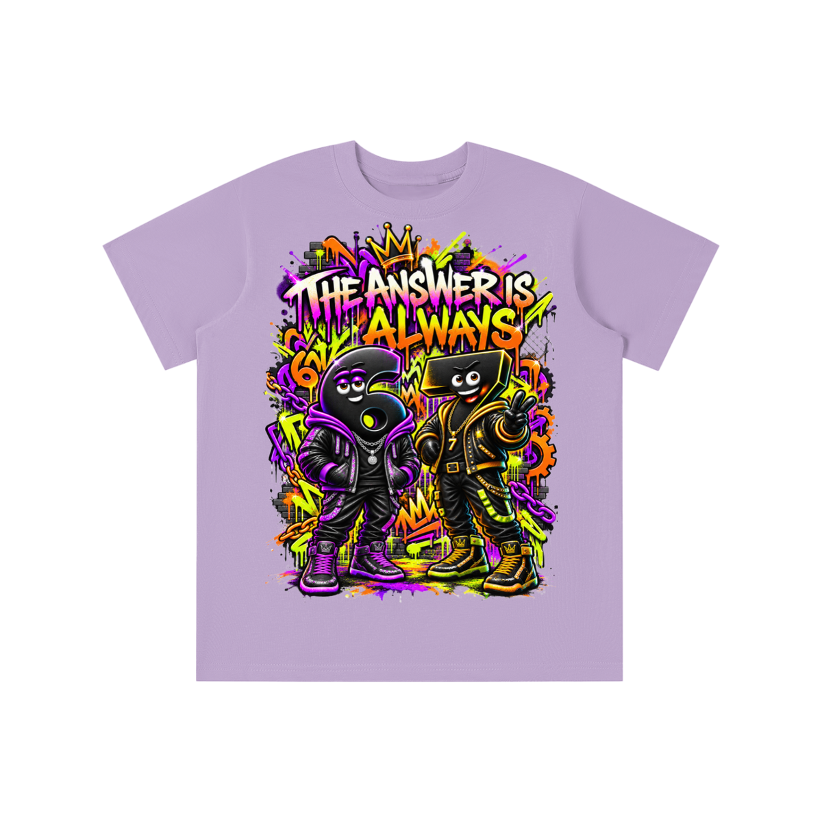 6-7 Street Mode™ Graphic T-Shirt - The Answer Is Always 6-7 - Youth Unisex Tee