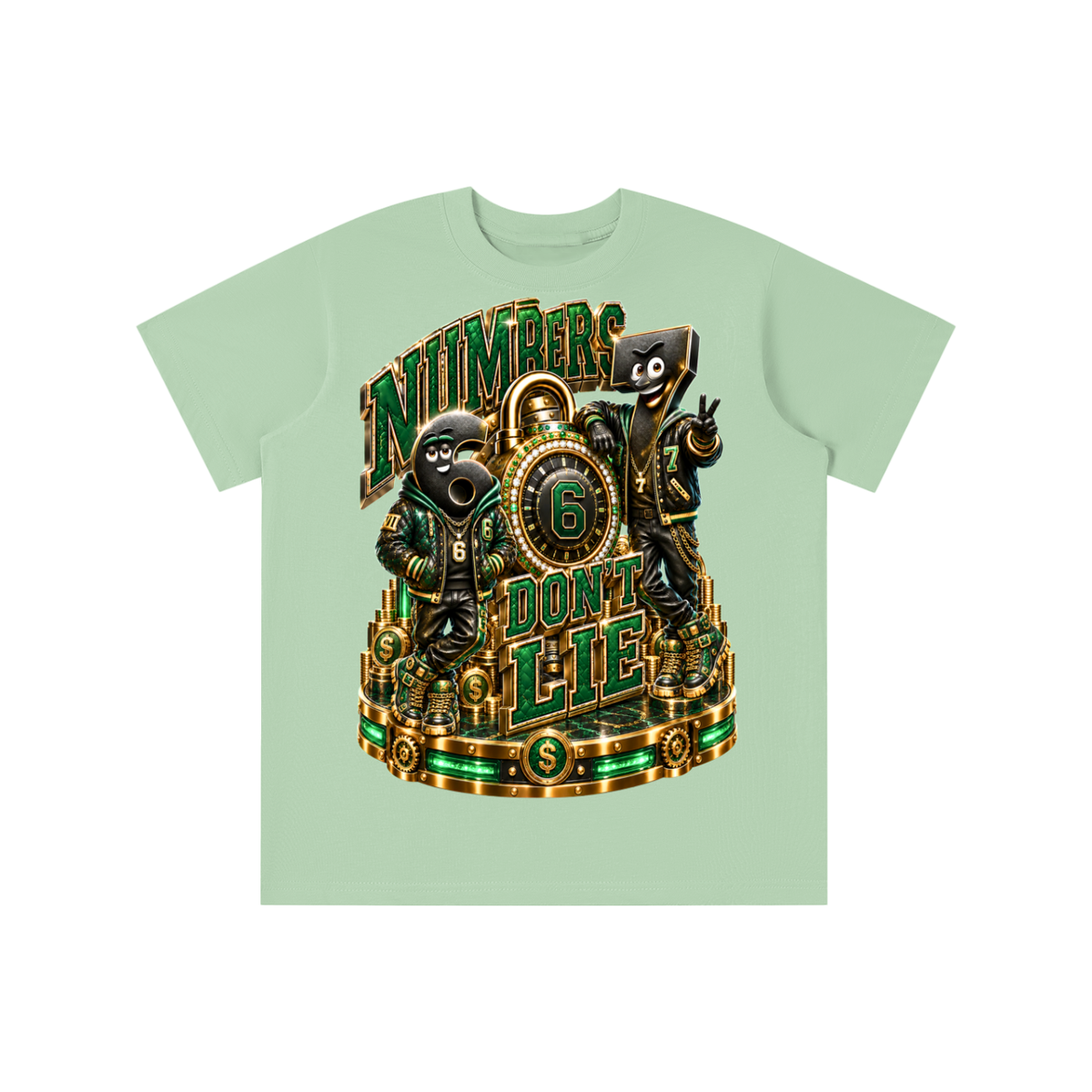 6-7 Street Mode™ Numbers Don’t Lie Graphic T-Shirt - Youth Unisex Tee