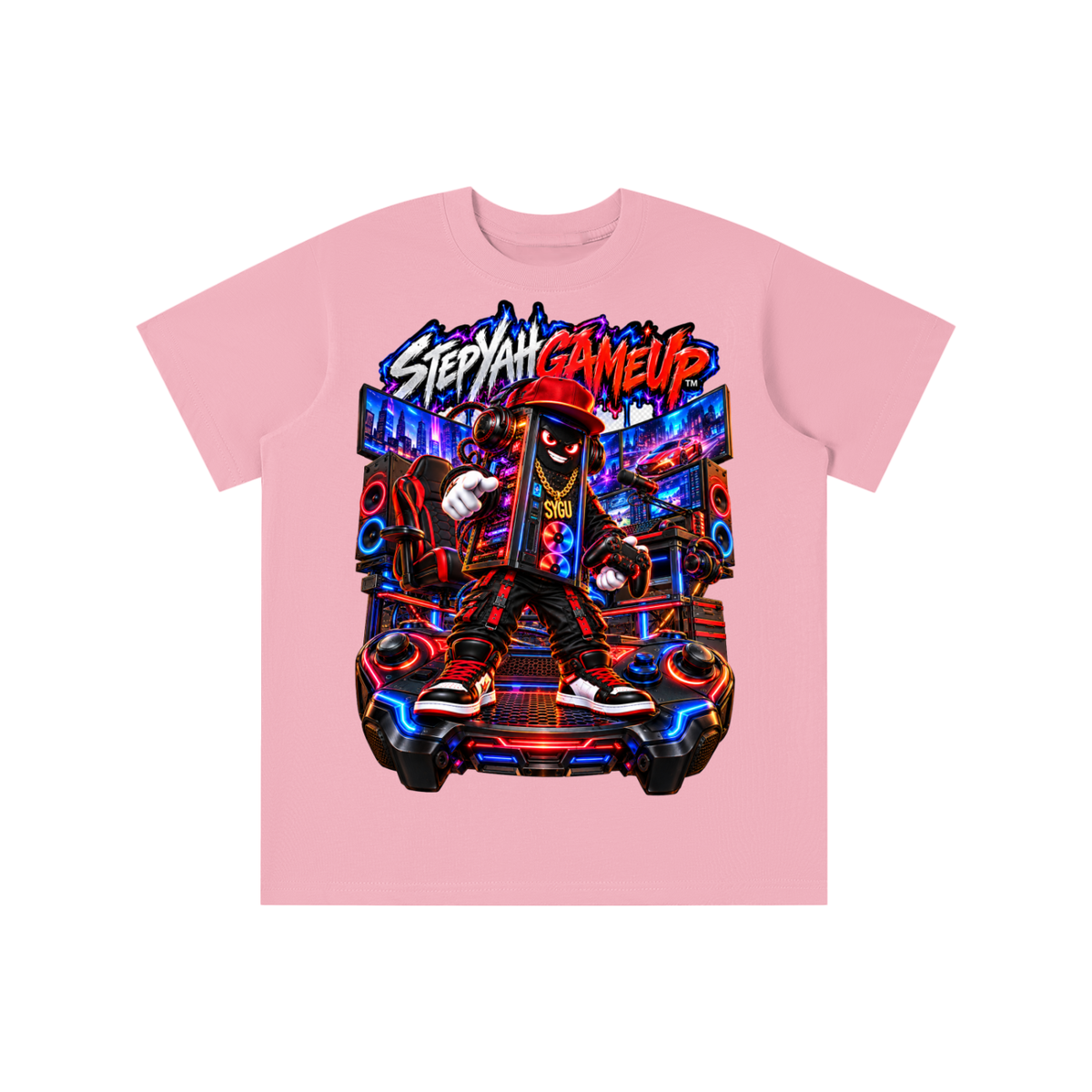 StepYahGameUp™ PC Tower Graphic T-Shirt - Youth Unisex Tee