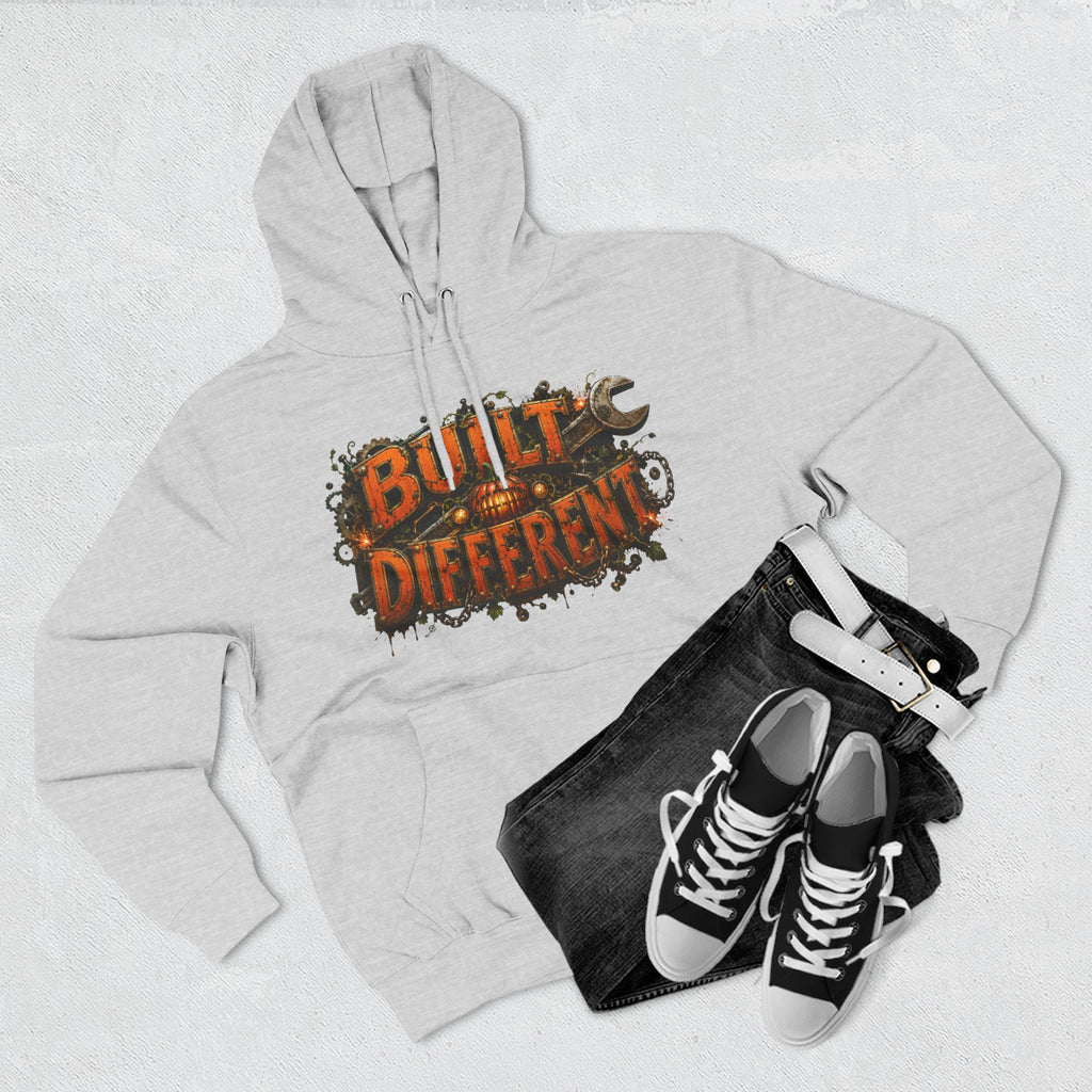 Built Different — Pumpkin Patch Mechanic Halloween Hoodie | Adult Unisex