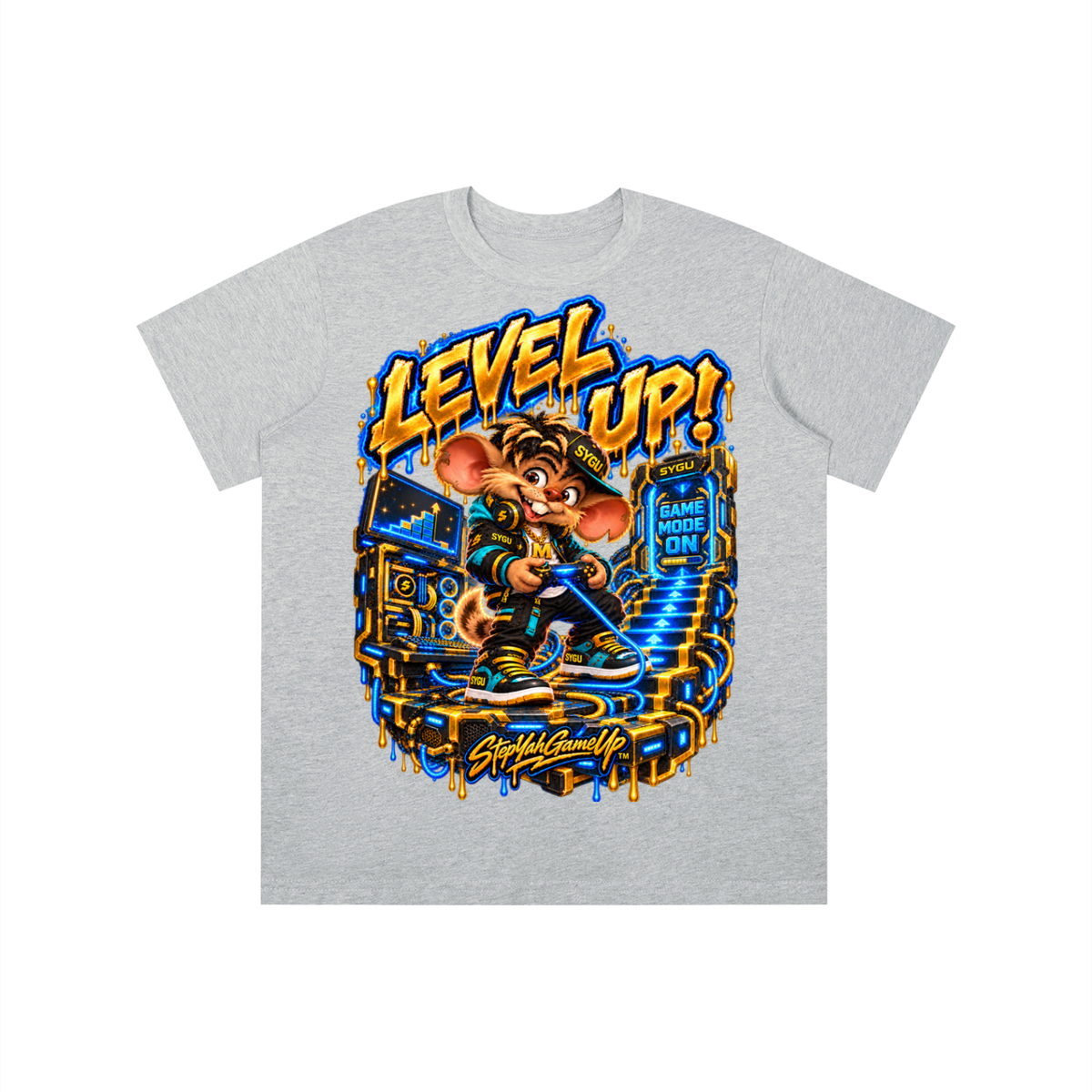 StepYahGameUp™ Level Up! Graphic T-Shirt - Youth Unisex Tee