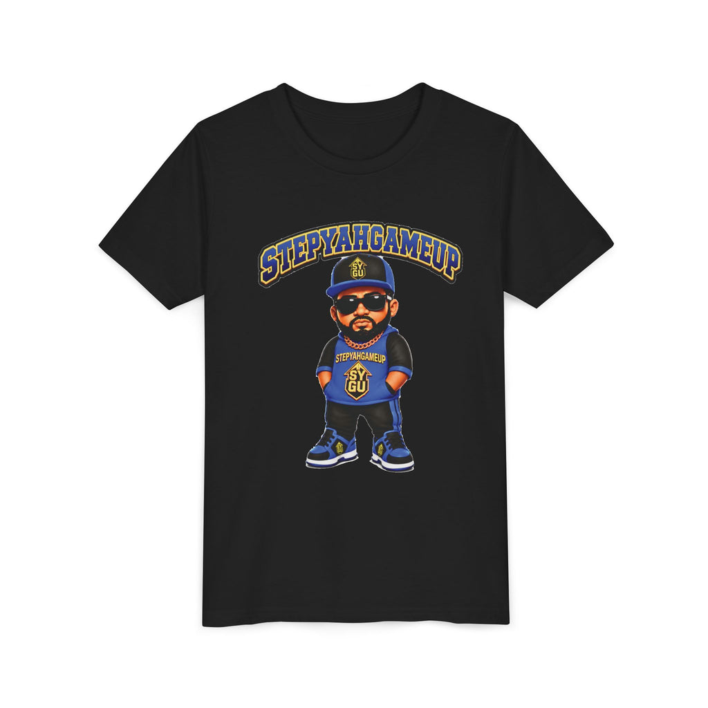 StepYahGameUp — Stumble Step | Hands In Pockets | Unisex Youth Tee
