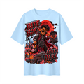 Halloween Kid Vampire Oversized Graphic T-Shirt - Bite Back After Dark - Unisex