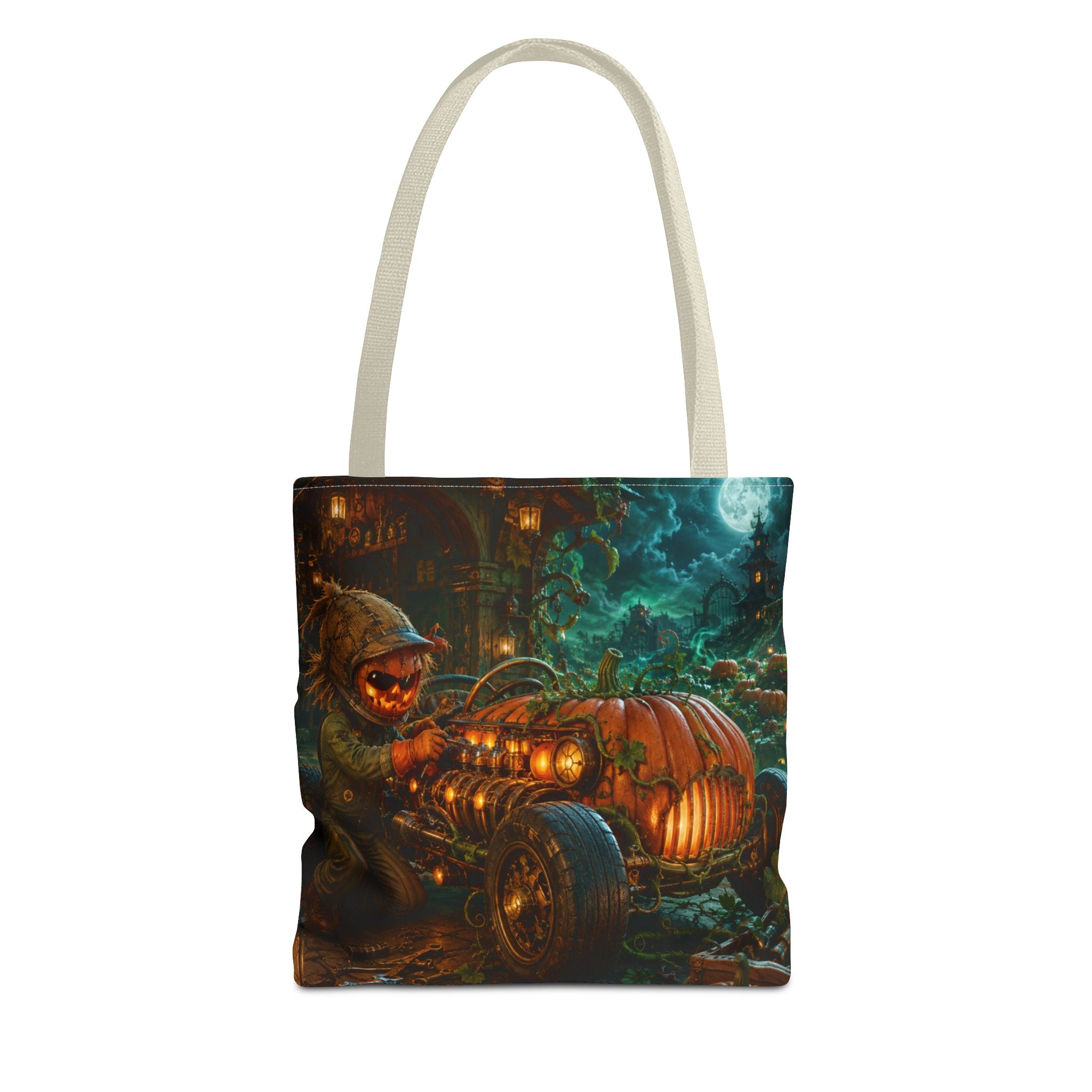 Halloween Tote Bag — Pumpkin Patch Mechanic