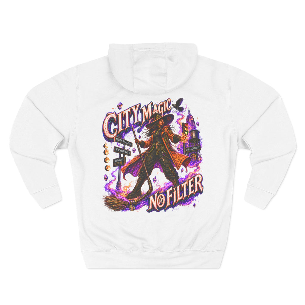 City Magic, No Filter — Urban Witch Halloween Hoodie | Adult Unisex