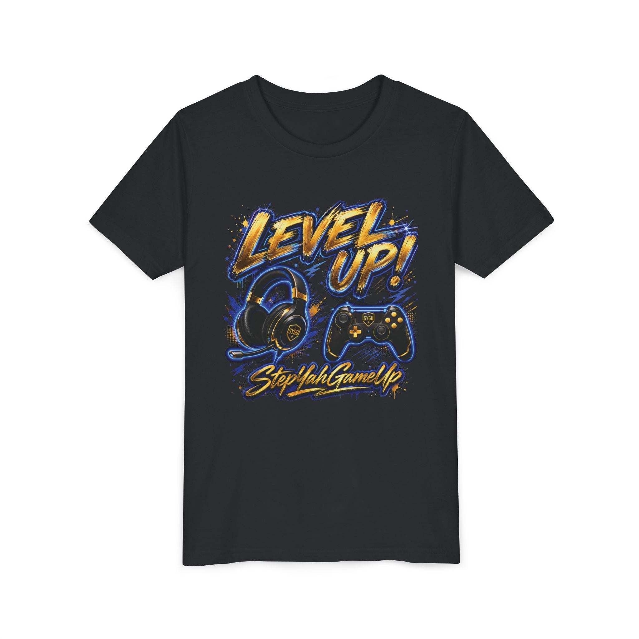 StepYahGameUp™ — Level Up | Unisex Youth Tee