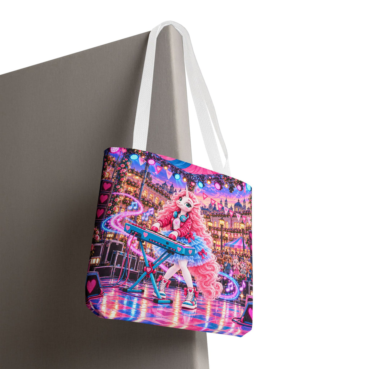 Umyrica Magical Collection™ Dance to Your Own Magic Unicorn Tote Bag - Musical Carryall