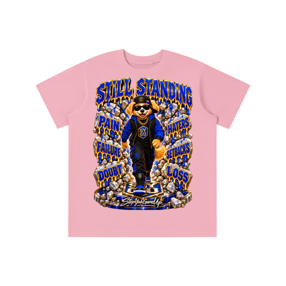 StepYahGameUp™ Still Standing Graphic T-Shirt - Youth Unisex Tee