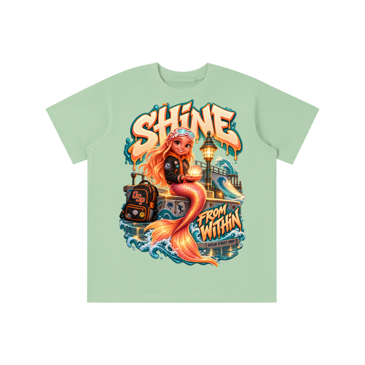 Ocean Street Prep™ Lil Pearl Shine From Within Graphic T-Shirt - Youth Unisex Tee