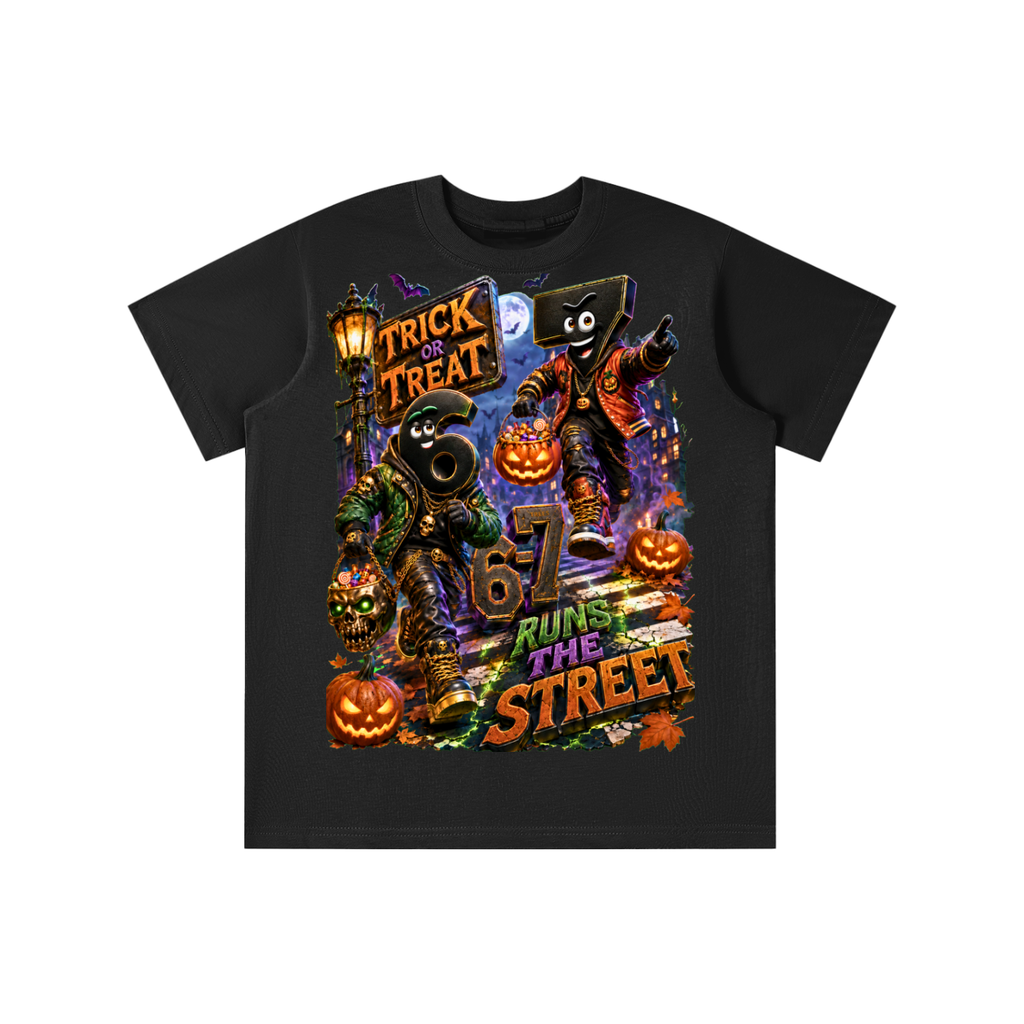 6-7 Street Mode™ Halloween Graphic T-Shirt - 6-7 Runs the Street - Youth Unisex Tee