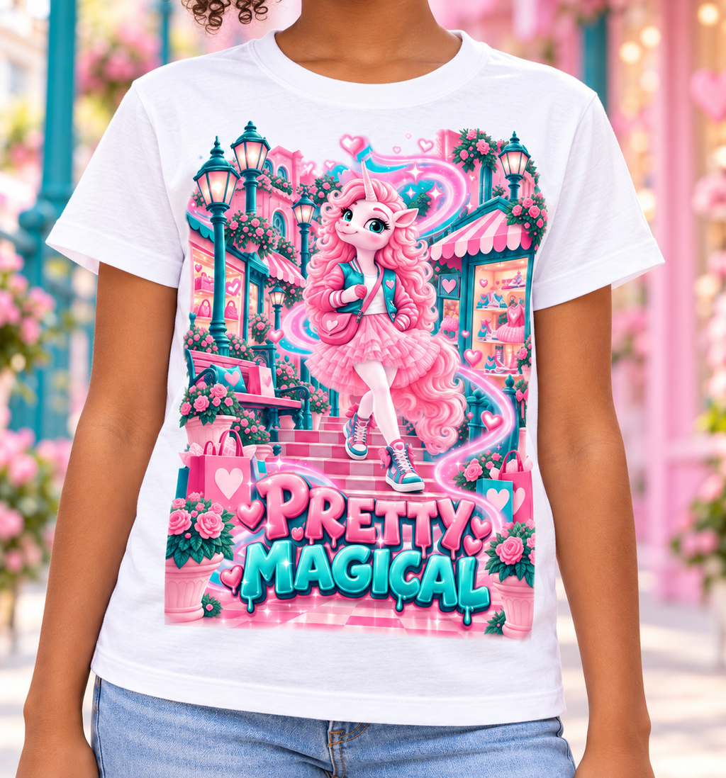 Umyrica Magical Collection™ Pretty Magical Graphic T-Shirt - Youth Unisex Tee