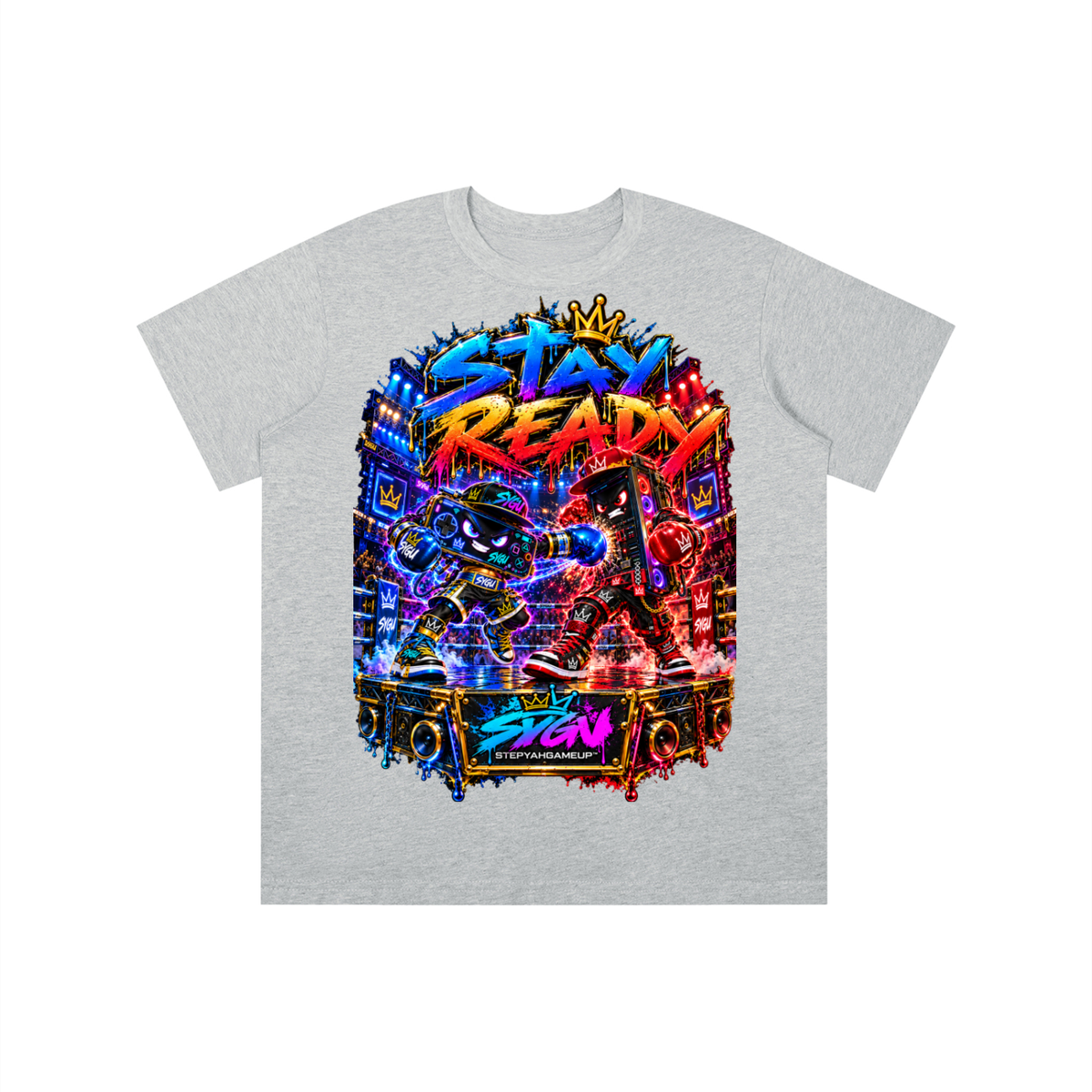 StepYahGameUp™ Stay Ready Graphic T-Shirt - Youth Unisex Tee