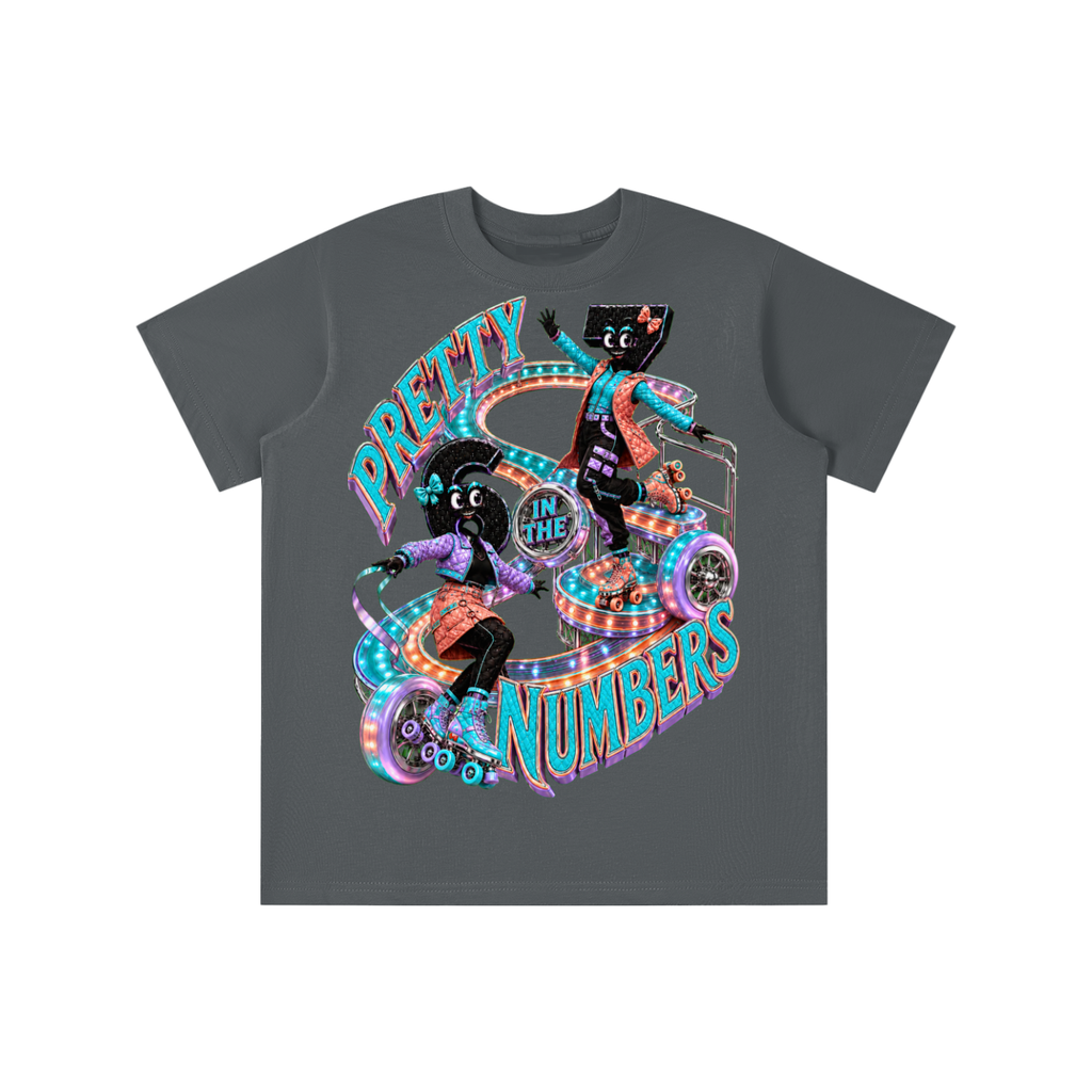 6-7 Street Mode™ Pretty in the Numbers Graphic T-Shirt - Youth Unisex Tee