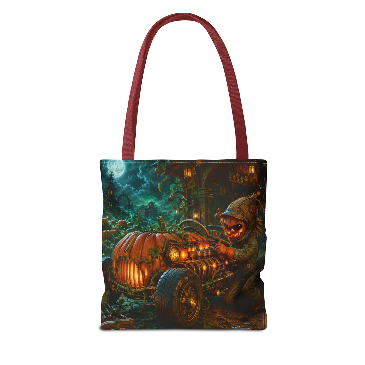 Halloween Tote Bag — Pumpkin Patch Mechanic