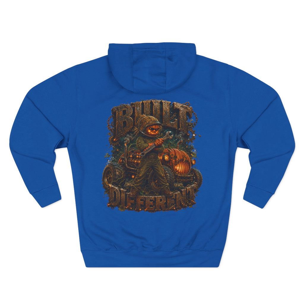 Built Different — Pumpkin Patch Mechanic Halloween Hoodie | Adult Unisex