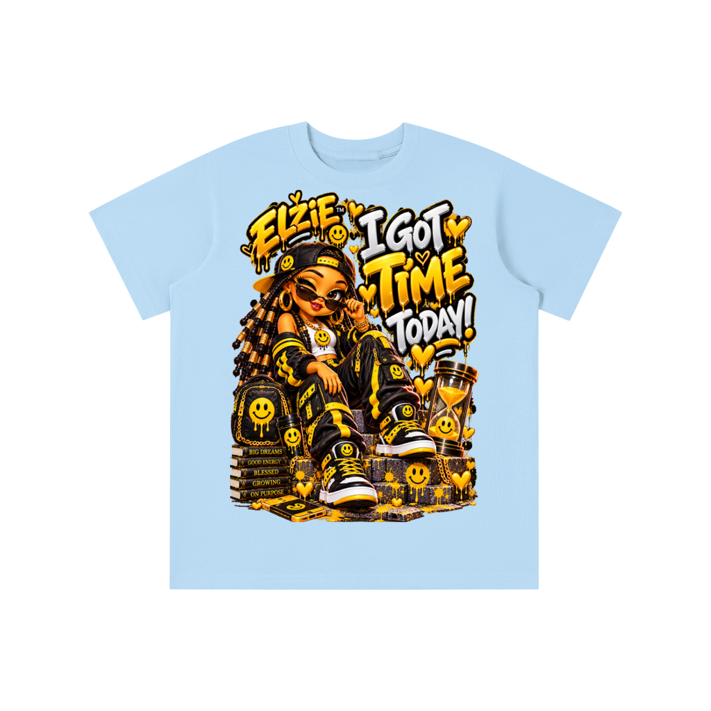 Own Your Vibe™ Elzie™ I Got Time Today! Graphic T-Shirt - Youth Unisex Tee