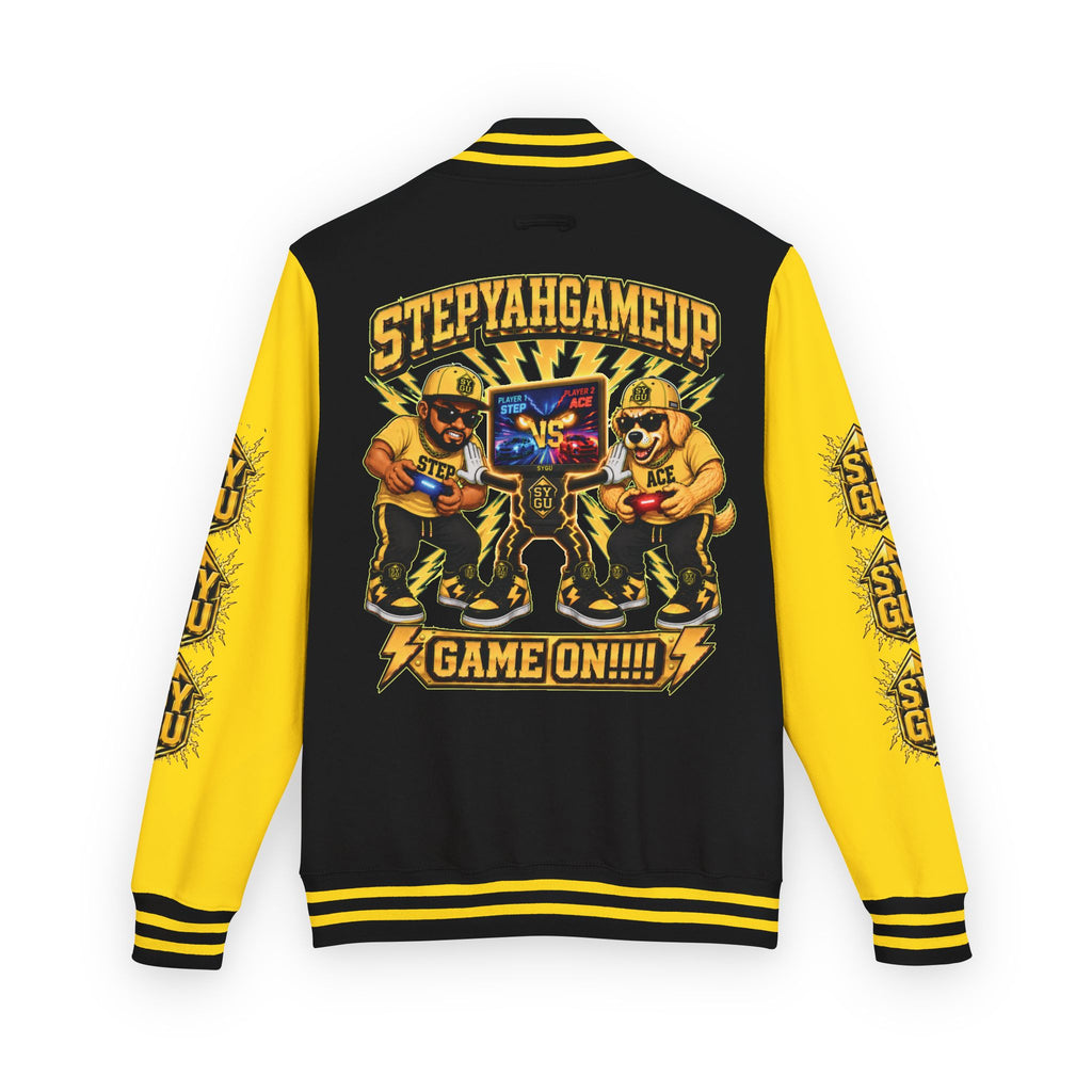 StepYahGameUp — Game On!!!! | Unisex Letterman Jacket