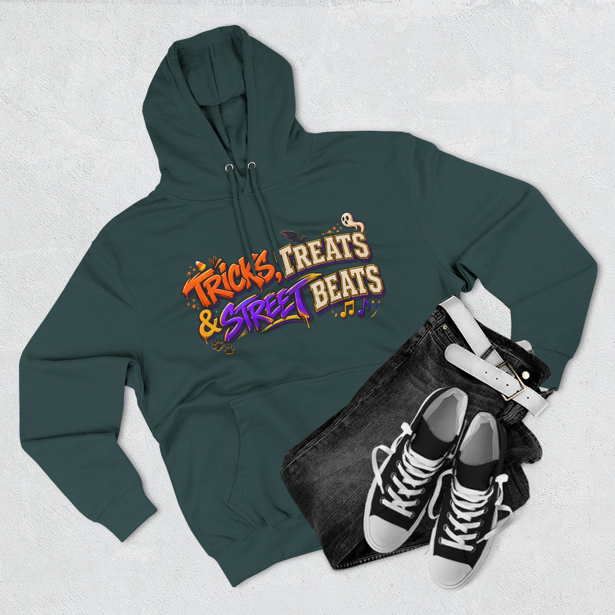 Tricks, Treats & Street Beats — Midnight Trick-or-Treat Crew Halloween Hoodie | Adult Unisex