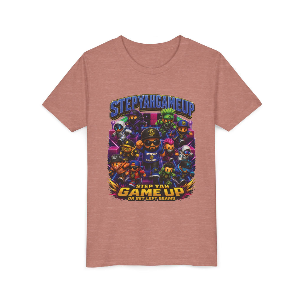 Step Yah Game Up Or Get Left Behind | Unisex Youth Tee